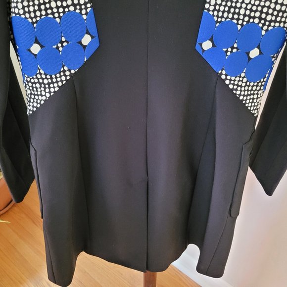 Freda's Long Black and Floral Jacket US 8 - Picture 11 of 12